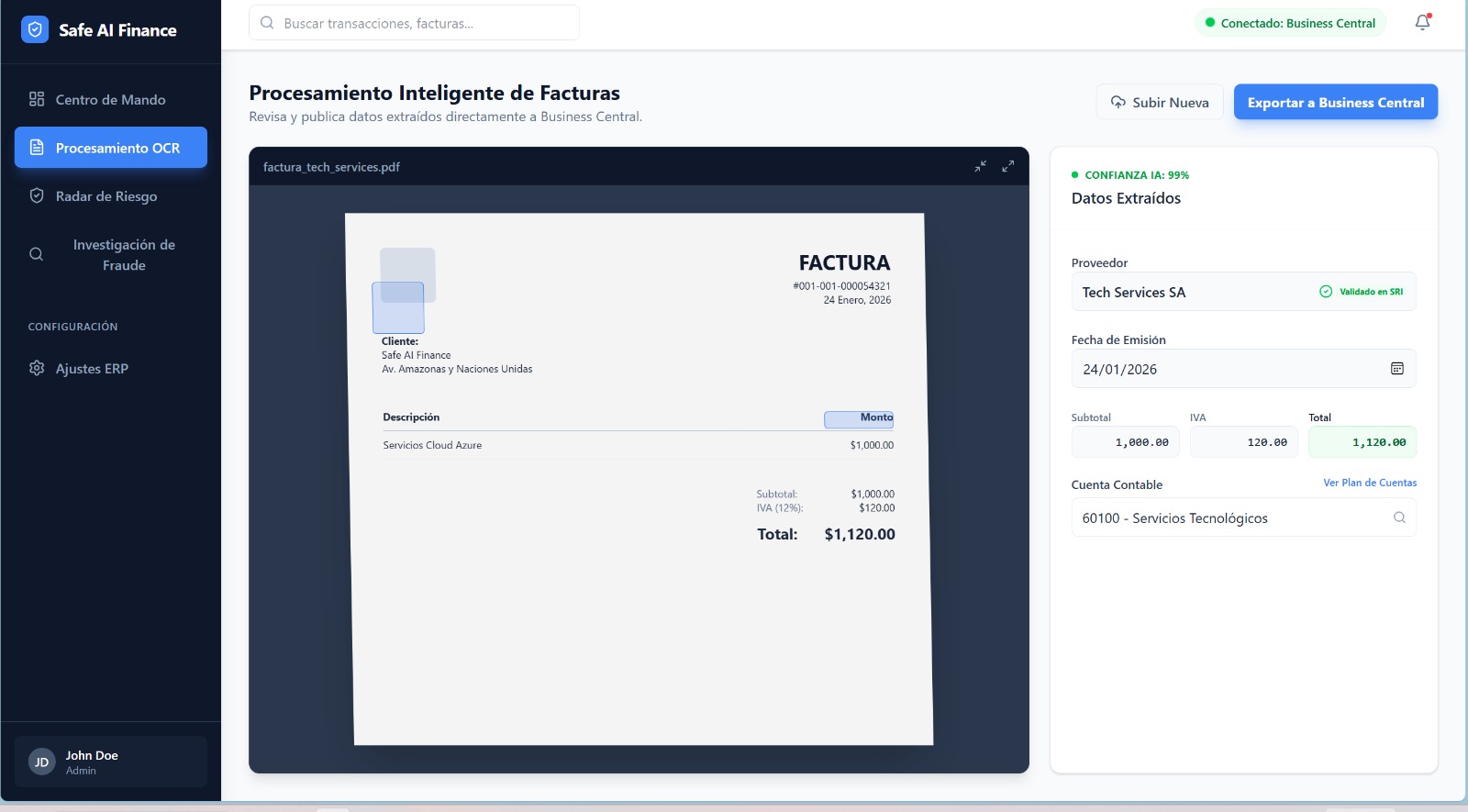Extracción de Datos OCR